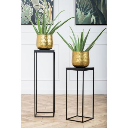 Suporte para plantas BASICLOFT 80x24 preto