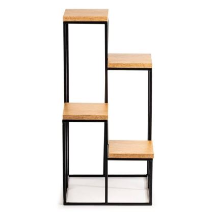 Suporte para plantas KASKADA 70x34 preto/marrom