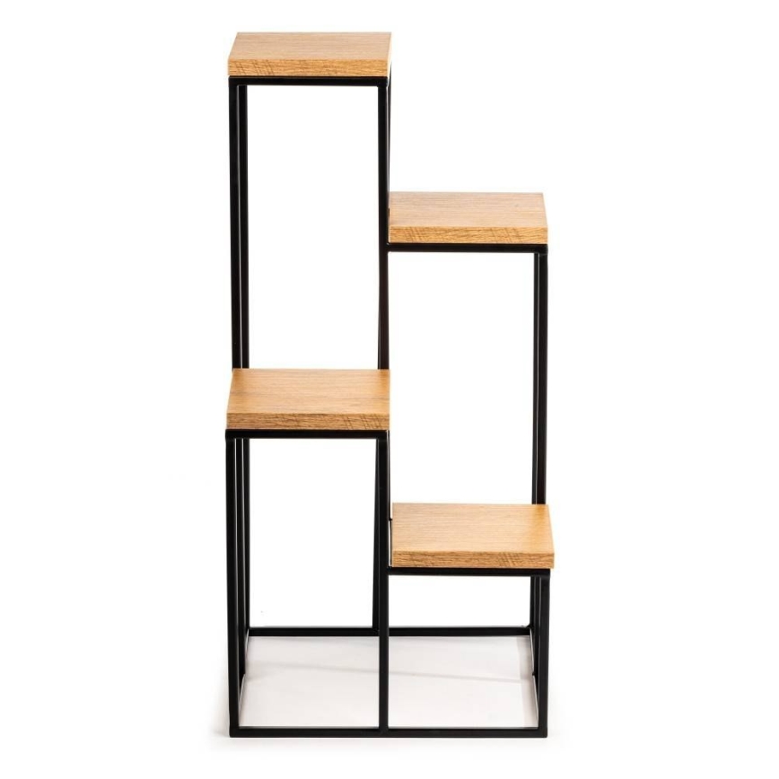 Suporte para plantas KASKADA 70x34 preto/marrom