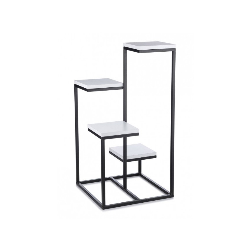 Suporte para plantas KASKADA 79x40 preto/branco