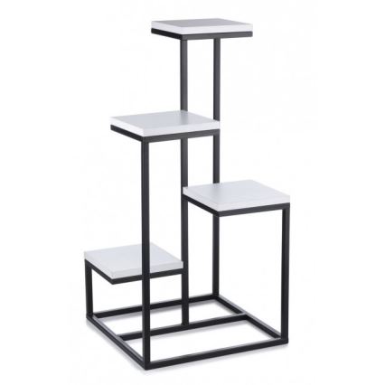 Suporte para plantas KASKADA 79x40 preto/branco