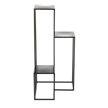 Suporte para plantas KASKADA 85x40 cm preto