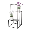 Suporte para plantas KASKADA 85x40 cm preto