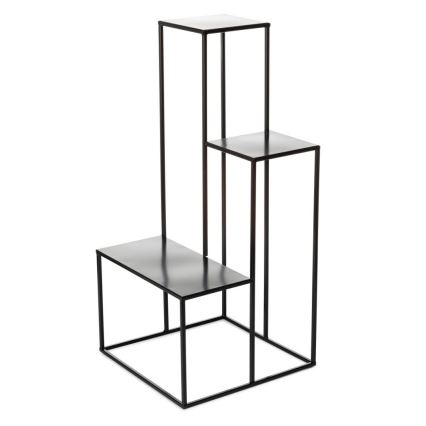 Suporte para plantas KASKADA 85x40 cm preto