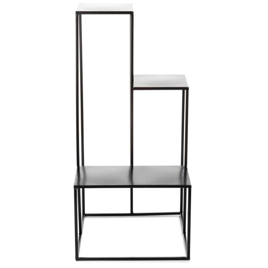 Suporte para plantas KASKADA 85x40 cm preto