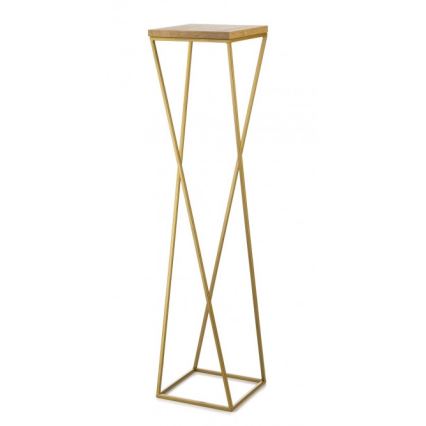 Suporte para plantas LOFT 100x24 cm dourado/marrom