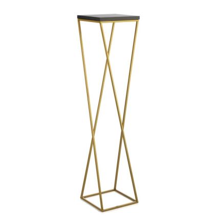 Suporte para plantas LOFT 100x24 cm dourado/preto