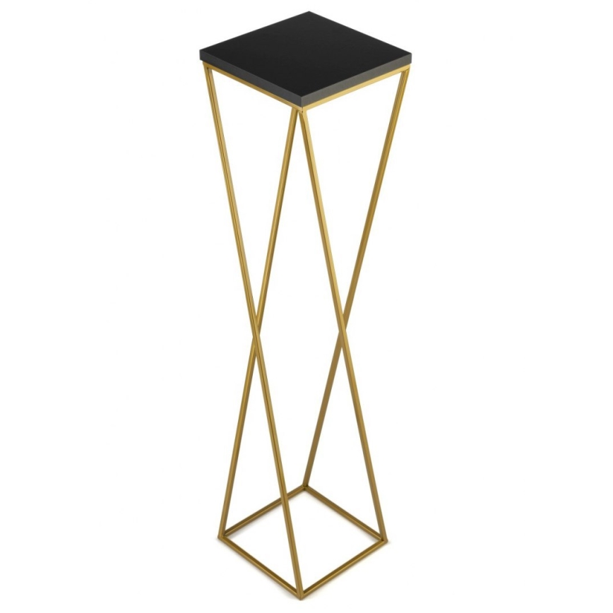 Suporte para plantas LOFT 100x24 cm dourado/preto