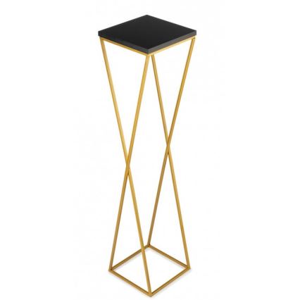 Suporte para plantas LOFT 100x24 cm dourado/preto