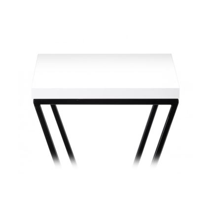 Suporte para plantas LOFT 100x24 cm preto/branco