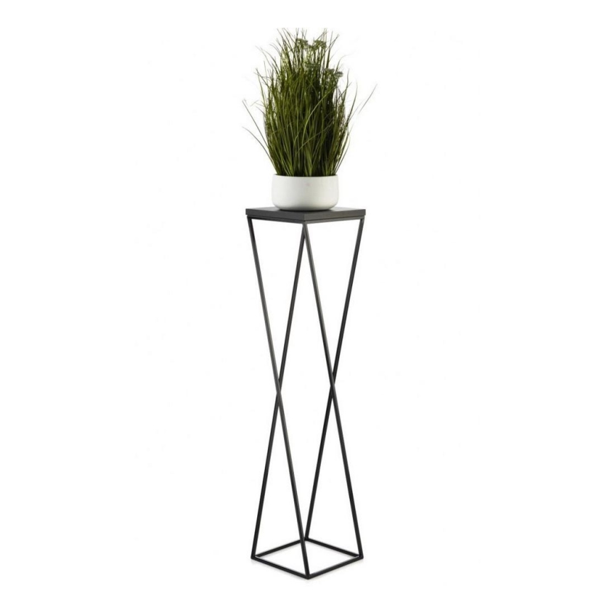 Suporte para plantas LOFT 100x24 cm preto