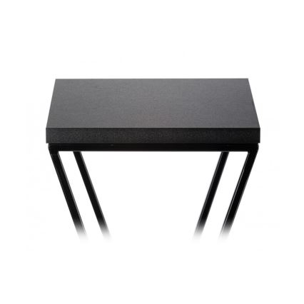 Suporte para plantas LOFT 100x24 cm preto