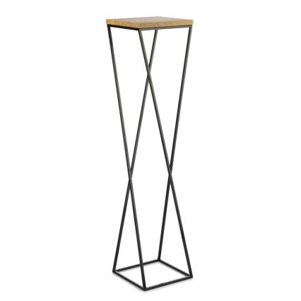 Suporte para plantas LOFT 100x24 cm preto/marrom