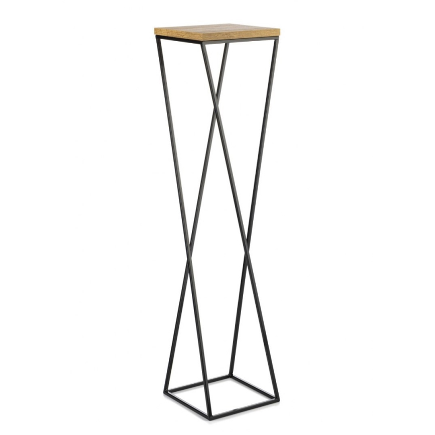 Suporte para plantas LOFT 100x24 cm preto/marrom