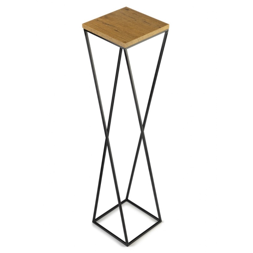 Suporte para plantas LOFT 100x24 cm preto/marrom