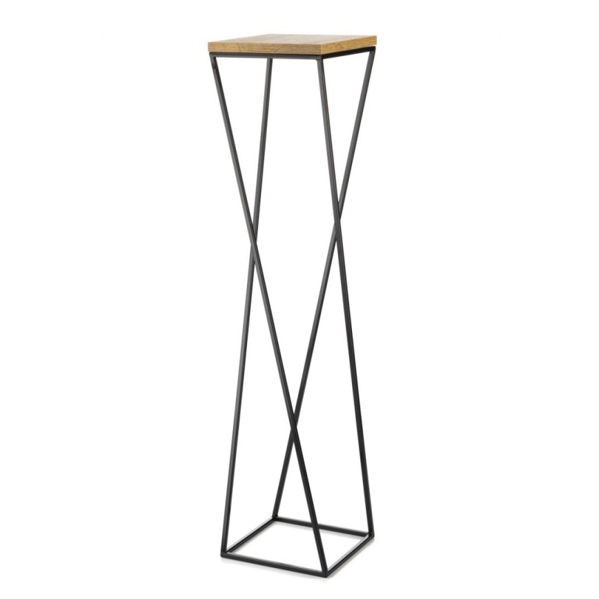 Suporte para plantas LOFT 100x24 cm preto/marrom