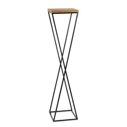 Suporte para plantas LOFT 100x24 cm preto/marrom