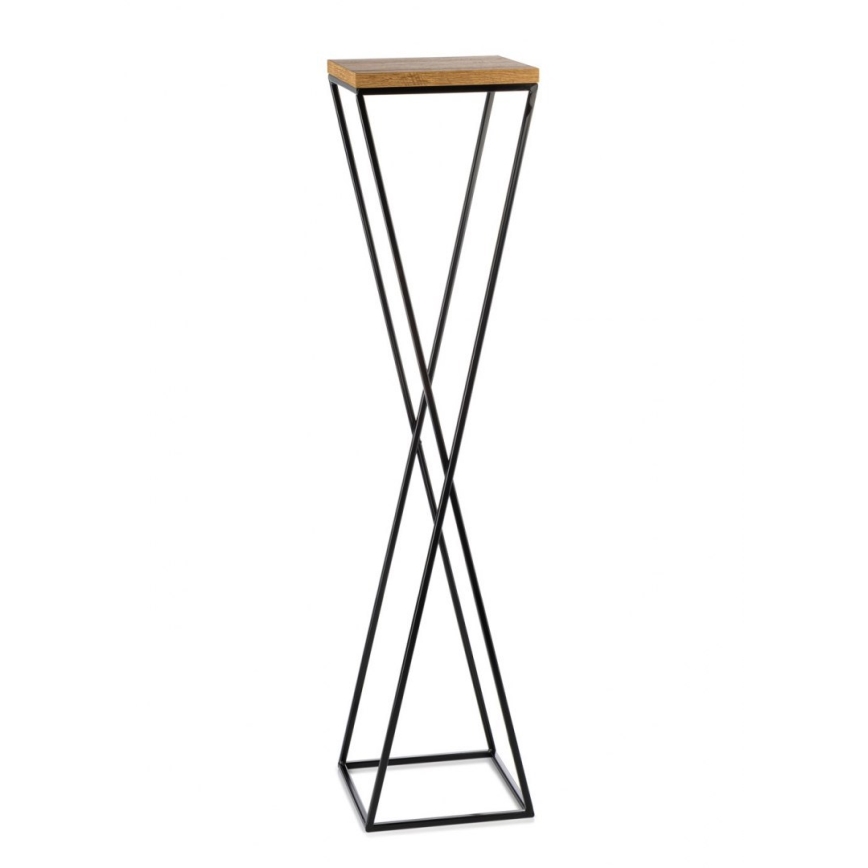 Suporte para plantas LOFT 100x24 cm preto/marrom