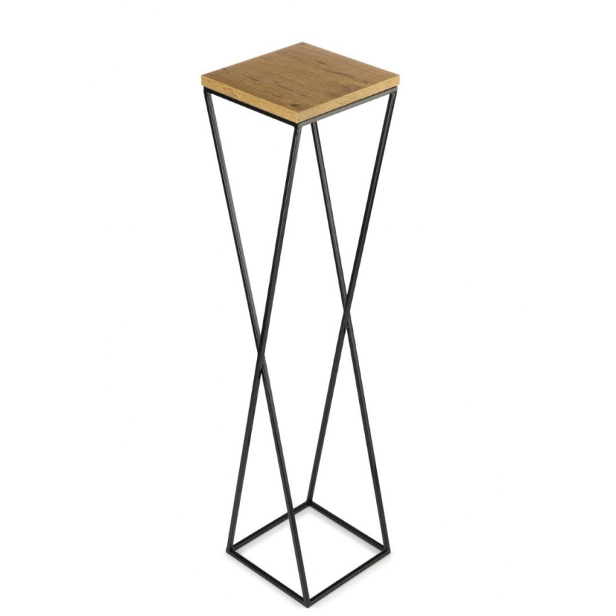 Suporte para plantas LOFT 100x24 cm preto/marrom