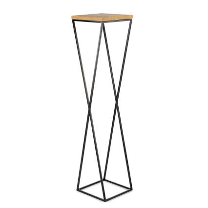 Suporte para plantas LOFT 100x24 cm preto/marrom