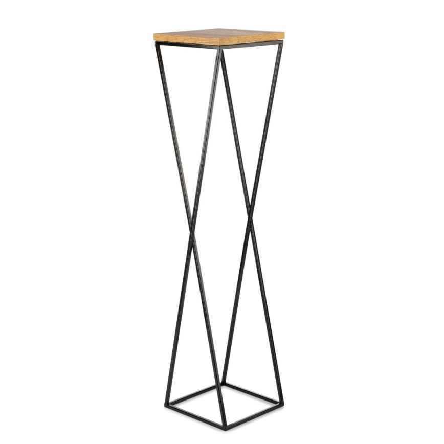 Suporte para plantas LOFT 100x24 cm preto/marrom