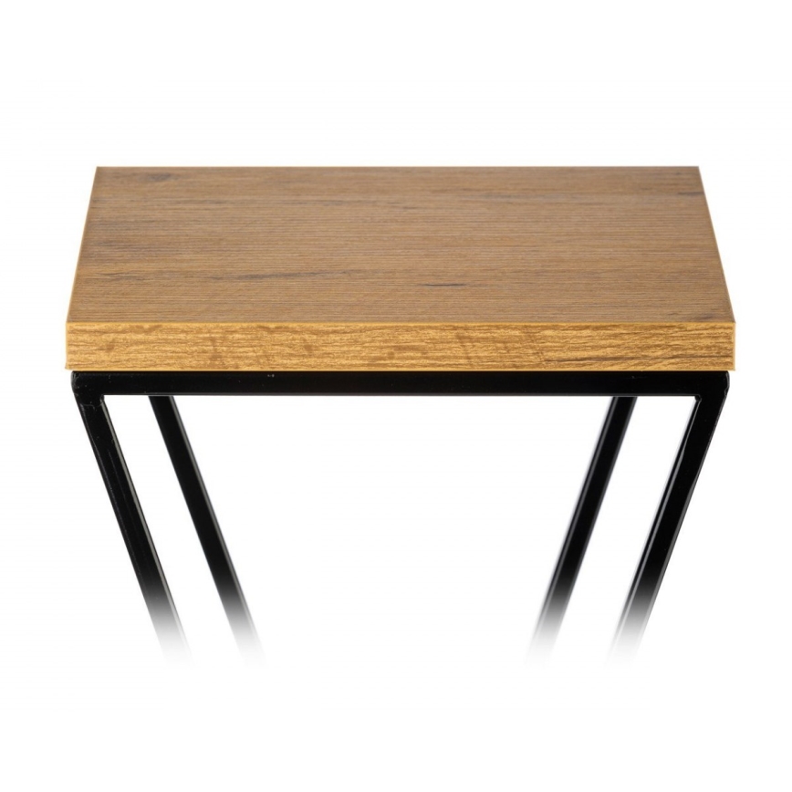 Suporte para plantas LOFT 100x24 cm preto/marrom