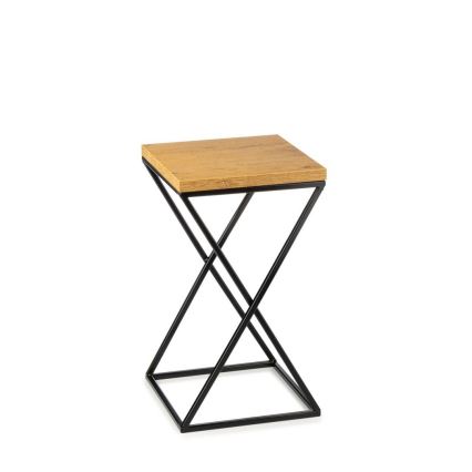 Suporte para plantas LOFT 40x24 cm preto/marrom