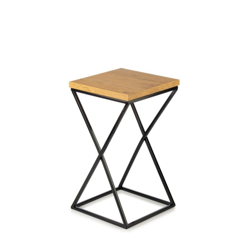 Suporte para plantas LOFT 40x24 cm preto/marrom