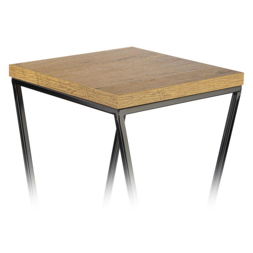 Suporte para plantas LOFT 40x24 cm preto/marrom