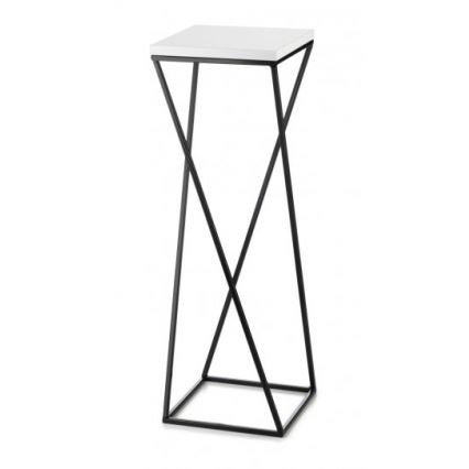 Suporte para plantas LOFT 70x24 cm preto/branco