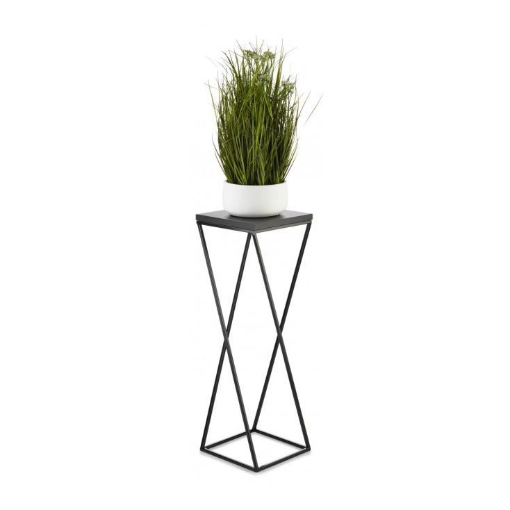 Suporte para plantas LOFT 70x24 cm preto