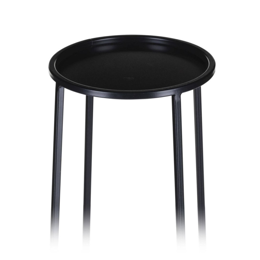 Suporte para plantas LOFT 70x24 cm preto