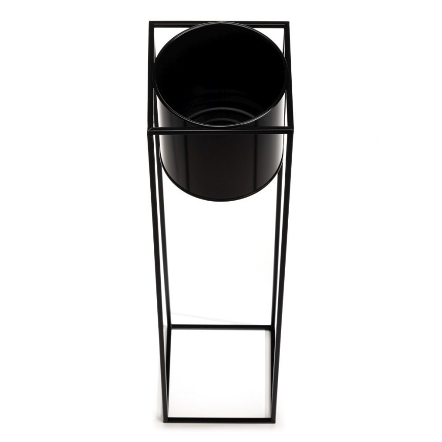 Suporte para plantas RING 100x23 cm preto