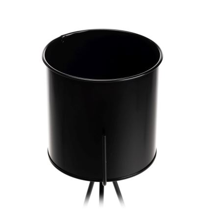 Suporte para plantas TRIPÉ 110x25 cm preto