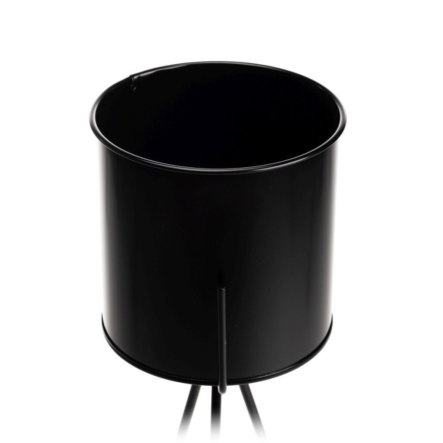 Suporte para plantas TRIPÉ 110x25 cm preto