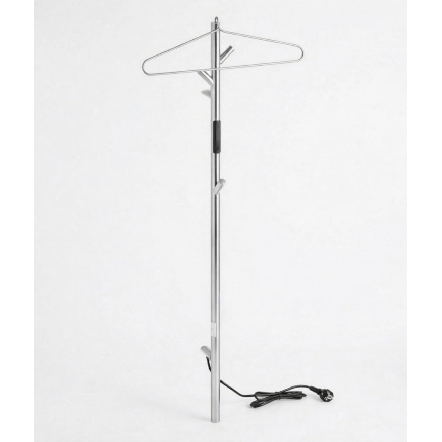Suporte para secador elétrico de toalhas 45 x 12,2 cm, aço inoxidável
