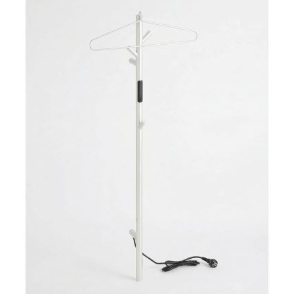 Suporte para secador elétrico de toalhas 45x12,2 cm branco