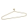 Suporte para toalheiro elétrico 45x12,2 cm dourado
