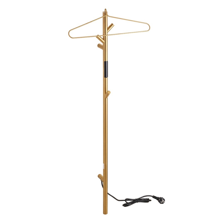 Suporte para toalheiro elétrico 45x12,2 cm dourado