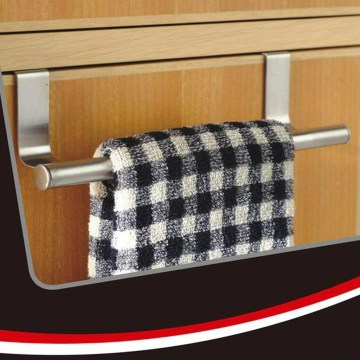 Suporte suspenso para toalha 8x23,5 cm em aço inoxidável