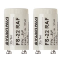Sylvania - Conjunto 2x Iniciador para lâmpadas fluorescentes de 4-22W