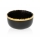 Taça de cerâmica KATI 11,5 cm preto/dourada