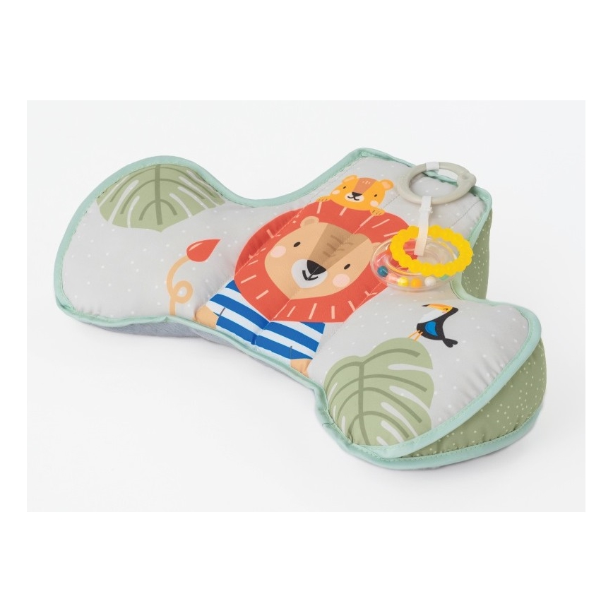 Taf Toys - Almofada para bebé de barriga para baixo TUMMY-TIME savana