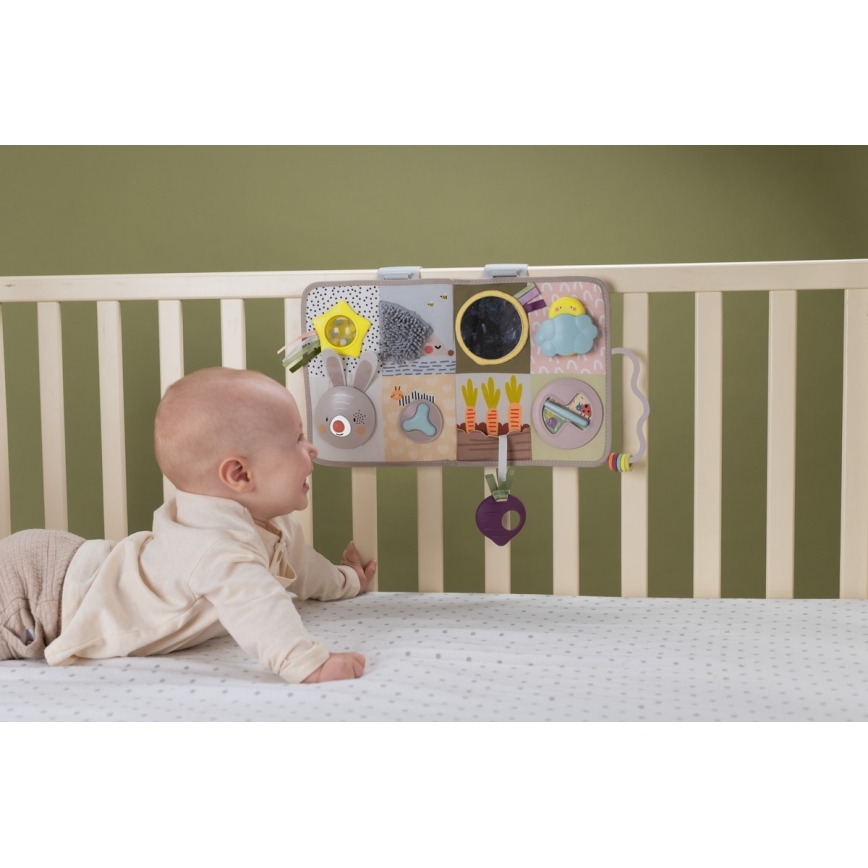 Taf Toys - Centro de brincadeira de berço com uma melodia Jardim 3xAAA