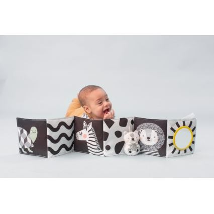 Taf Toys - Livro têxtil para crianças 3em1 savana