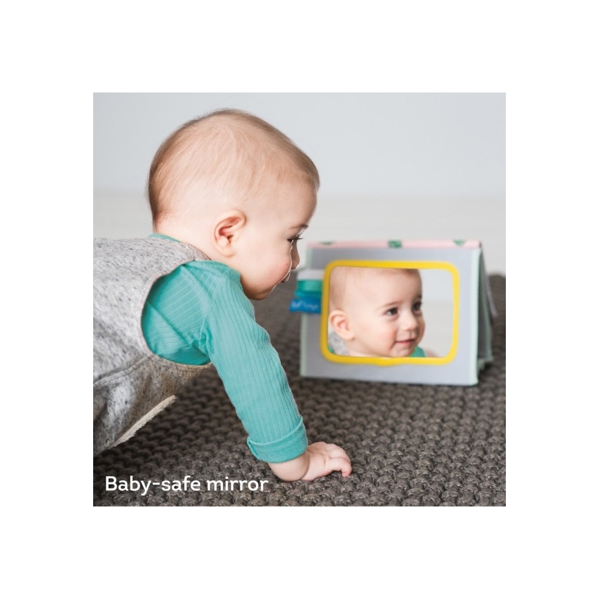 Taf Toys - Livro têxtil para crianças com espelho coala