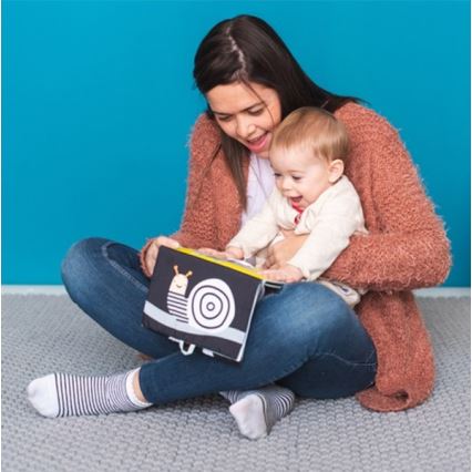 Taf Toys - Livro têxtil para crianças com espelho coala