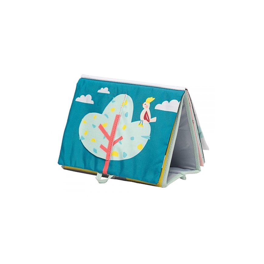 Taf Toys - Livro têxtil para crianças com espelho coala