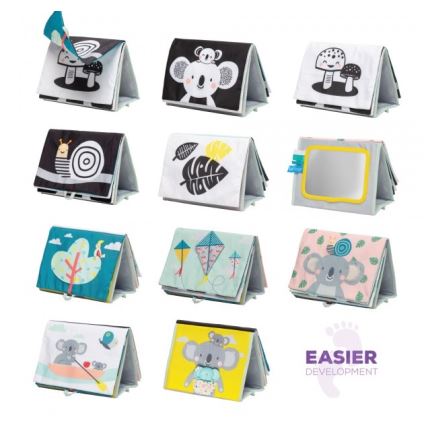 Taf Toys - Livro têxtil para crianças com espelho coala