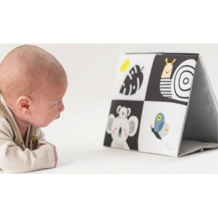 Taf Toys - Livro têxtil para crianças com espelho preto